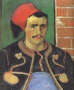 Vincent Van Gogh The Zouave (nn04) oil on canvas